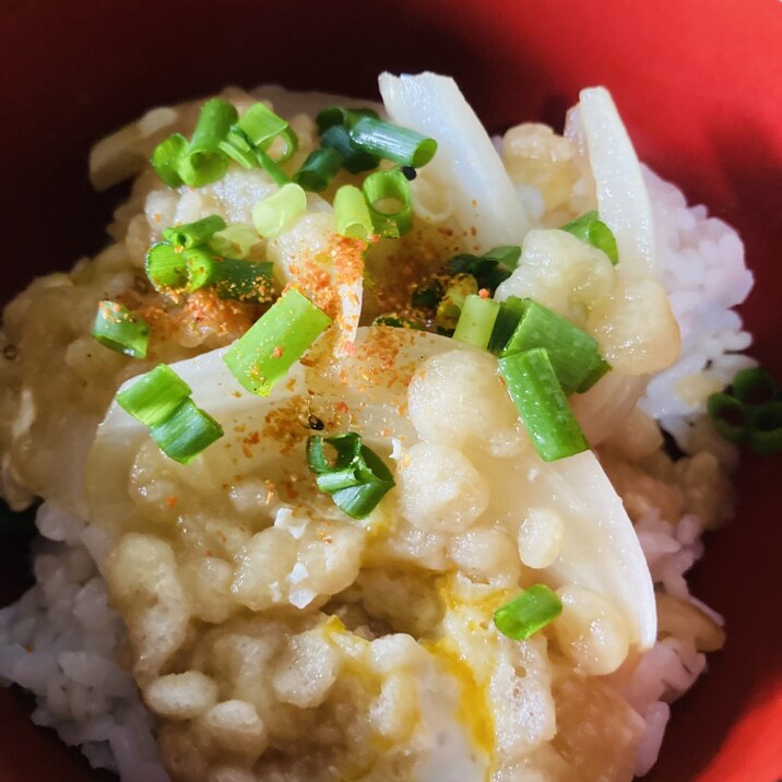 節約☆たぬき丼